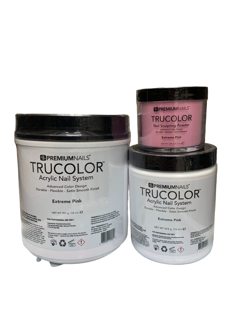 Premiumnails Trucolor Acrylic Powder - TCEP - Extreme Pink